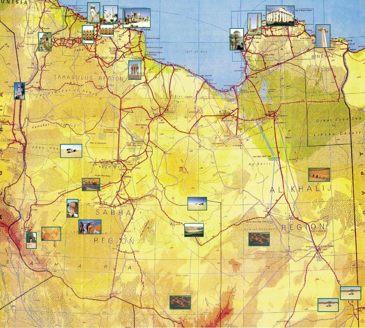 خريطة ليبيا بالتفصيل - تعرف على اهم الخرائط التوضيحيه لليبيا 649 5