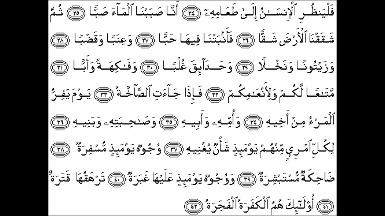 وجوه عليها غبرة ترهقها قترة , تفسير ايه من القران الكريم