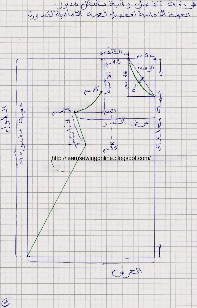 تعليم الخياطة بالصور - طرق التفصيل و الخياطة بالصور 942 7