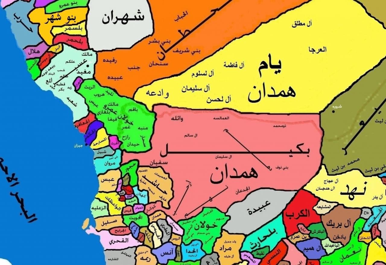 اكبر القبائل العربية , ابرز القبائل العربية فى الوطن العربى